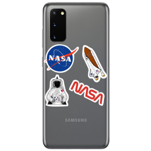 Samsung S20 Nasa Transparent Silicone TPU Θήκη