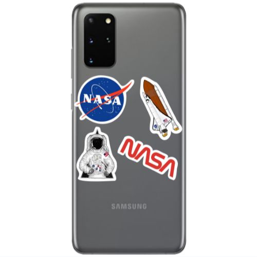 Samsung S20 Plus Nasa Transparent Silicone TPU Θήκη