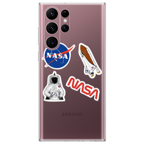 Samsung S22 Ultra Nasa Transparent Silicone TPU Θήκη