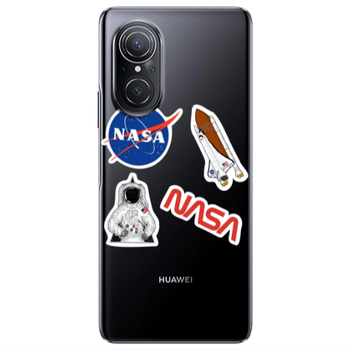 Huawei Nova 9 SE Nasa Transparent Silicone TPU Θήκη