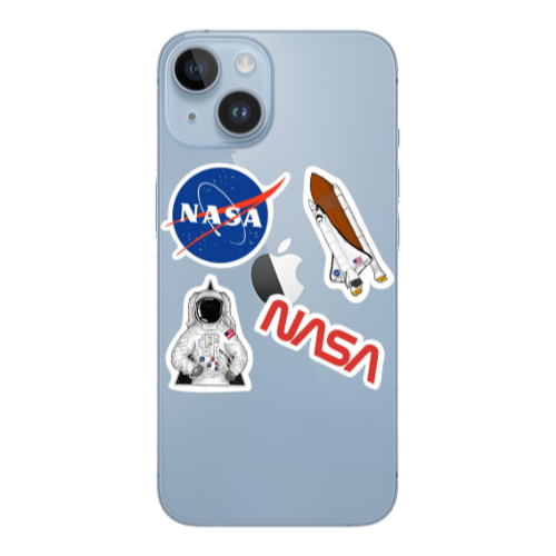 Apple iPhone 14 Plus Nasa Transparent Silicone TPU Θήκη