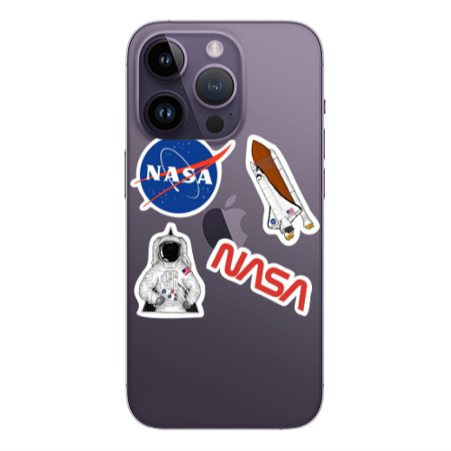 Apple iPhone 14 Pro  Nasa Transparent Silicone TPU Θήκη