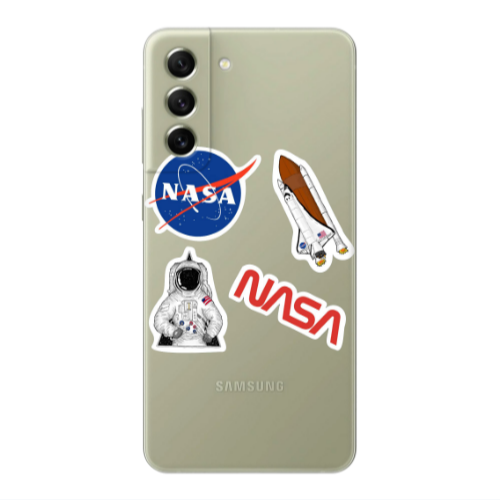 Samsung S21 PLUS Nasa Transparent Silicone TPU Θήκη