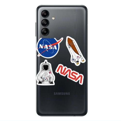 Samsung A04S Nasa Transparent Silicone TPU Θήκη