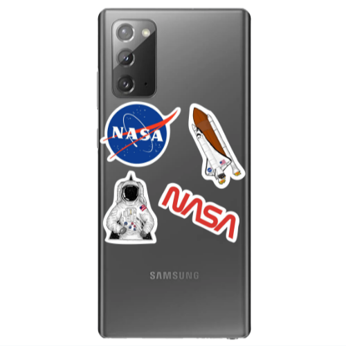 Samsung Note 20 Nasa Transparent Silicone TPU Θήκη