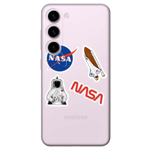Samsung S23 Plus Nasa Transparent Silicone TPU Θήκη
