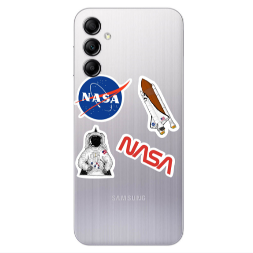Samsung A24 Nasa Transparent Silicone TPU Θήκη