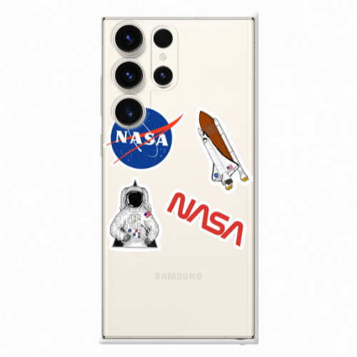Samsung S23 Ultra Nasa Transparent Silicone TPU Θήκη