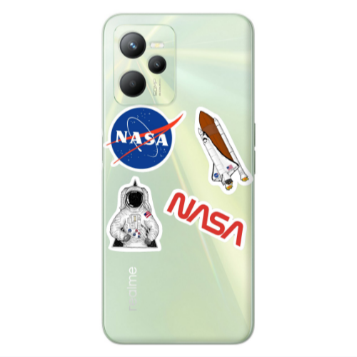 Realme C35 Nasa Transparent Silicone TPU Θήκη