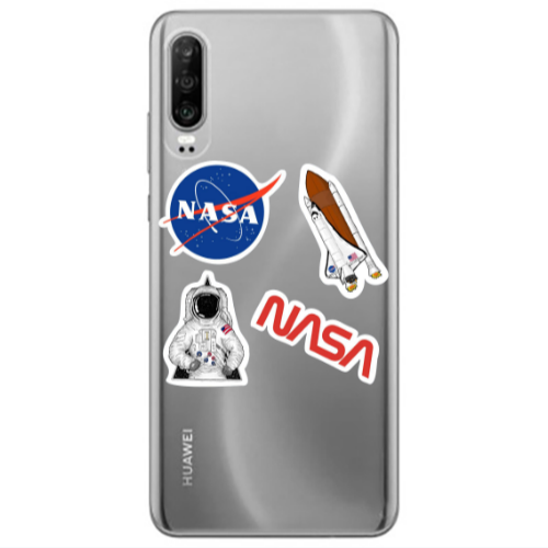 Huawei P30 Nasa Transparent Silicone TPU Θήκη
