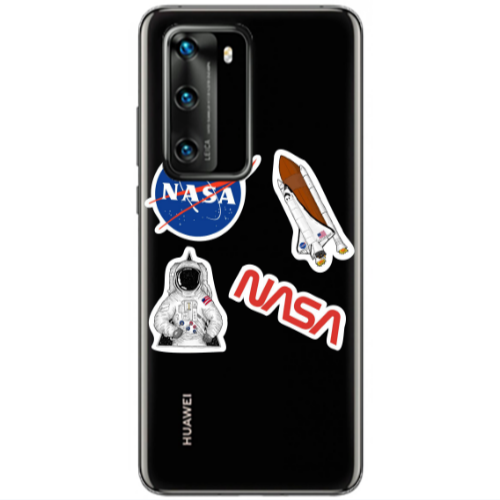 Huawei P40 Nasa Transparent Silicone TPU Θήκη