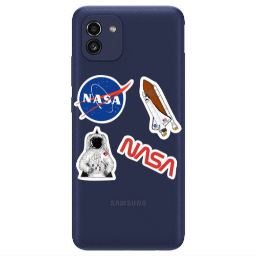 Samsung A03 Nasa Transparent Silicone TPU Θήκη