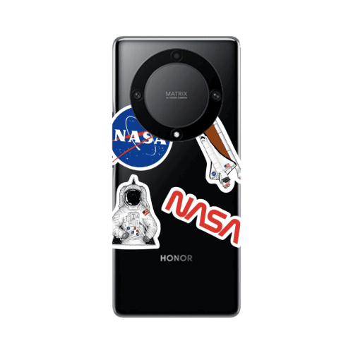 Honor Magic5 Lite 5G Nasa Transparent Silicone TPU Θήκη