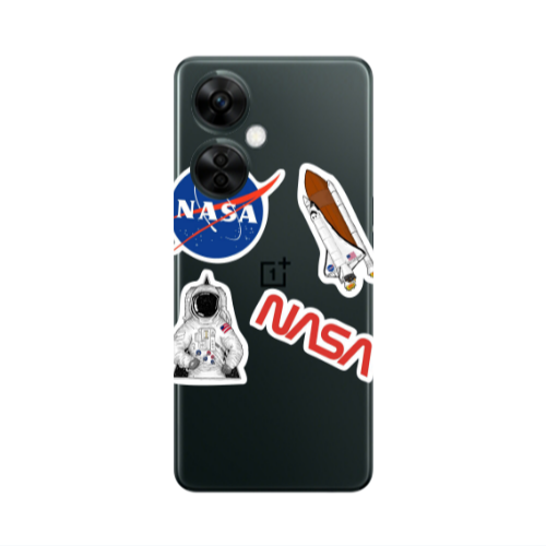 Oneplus Nord CE 3 Lite 5G Nasa Transparent Silicone TPU Θήκη