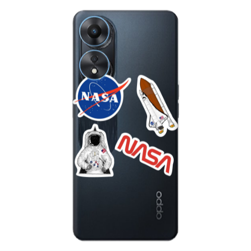 Oppo A 98 Nasa Transparent Silicone TPU Θήκη