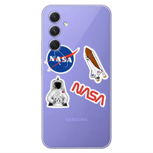 Samsung A55 Nasa Transparent Silicone TPU Θήκη