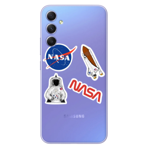 Samsung A16 Nasa Transparent Silicone TPU Θήκη