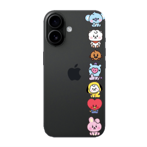 Apple Iphone 16 plus Lovely animals Transparent Silicone TPU Θήκη