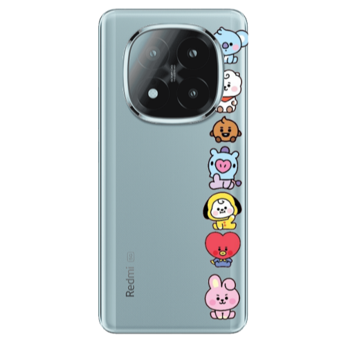 Xiaomi Redmi Note 14 Pro + 5g Lovely animals Transparent Silicone TPU Θήκη