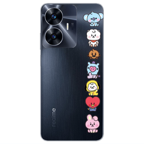 Realme Note 50 Lovely animals Transparent Silicone TPU Θήκη