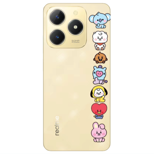 Realme C61 Lovely animals Transparent Silicone TPU Θήκη