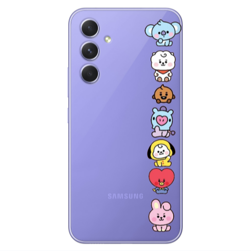 Samsung A56 Lovely animals Transparent Silicone TPU Θήκη