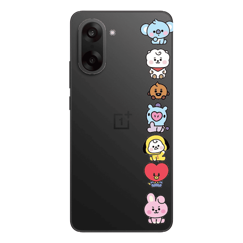 Oneplus Nord CE 5 Lovely animals Transparent Silicone TPU Θήκη