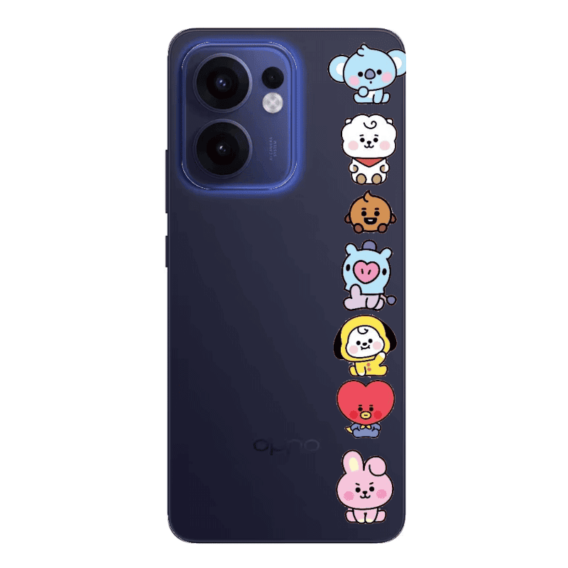 Oppo Reno13 FS Lovely animals Transparent Silicone TPU Θήκη