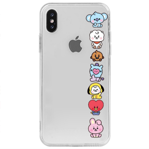 Apple iPhone X Lovely animals Transparent Silicone TPU Θήκη