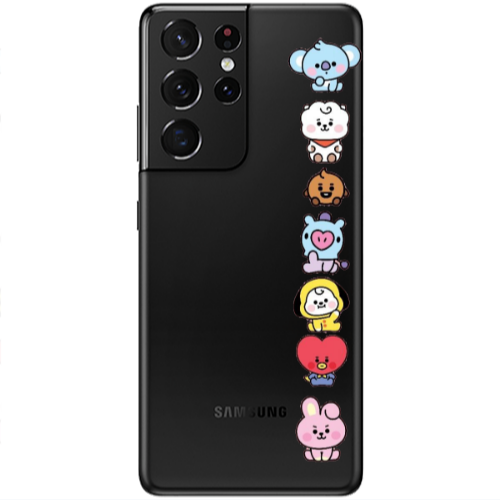 Samsung S21 Ultra Lovely animals Transparent Silicone TPU Θήκη
