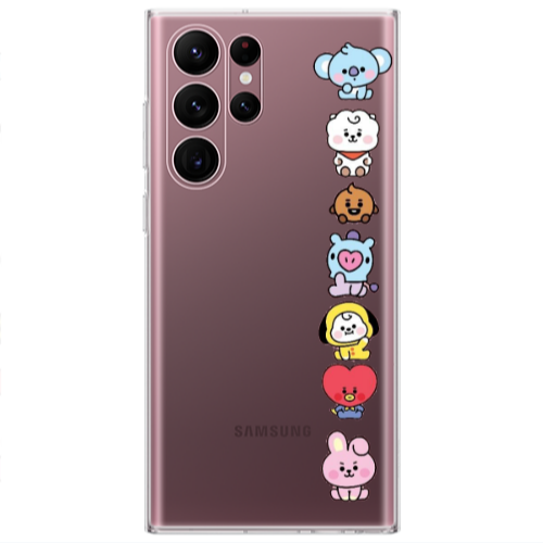 Samsung S22 Ultra Lovely animals Transparent Silicone TPU Θήκη