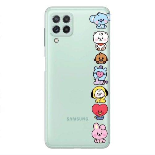 Samsung A22 4G Lovely animals Transparent Silicone TPU Θήκη