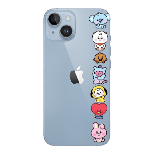 Apple iPhone 14 Plus Lovely animals Transparent Silicone TPU Θήκη