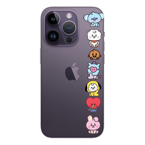 Apple iPhone 14 Pro  Lovely animals Transparent Silicone TPU Θήκη