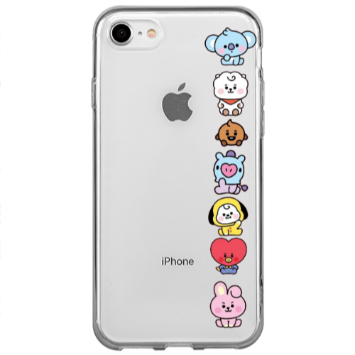 Apple iPhone 7 Lovely animals Transparent Silicone TPU Θήκη