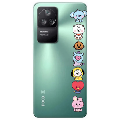 Xiaomi Poco F4 Lovely animals Transparent Silicone TPU Θήκη