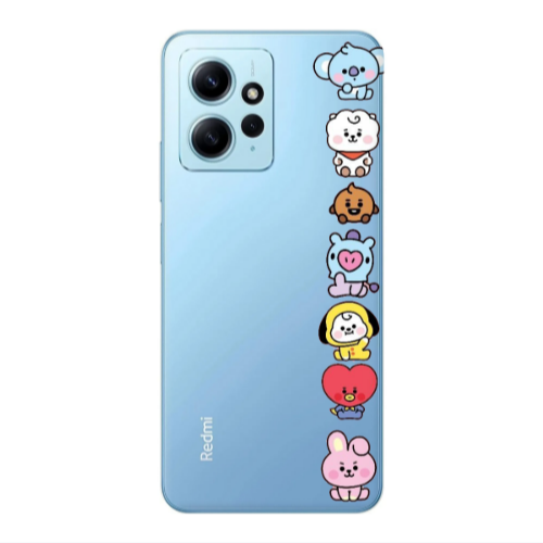 Xiaomi Redmi Note 12 4G Lovely animals Transparent Silicone TPU Θήκη