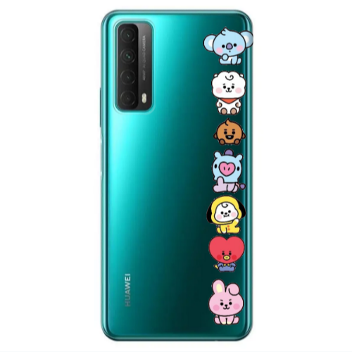 Huawei P Smart 2021 Lovely animals Transparent Silicone TPU Θήκη