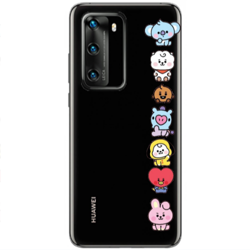 Huawei P40 Lovely animals Transparent Silicone TPU Θήκη