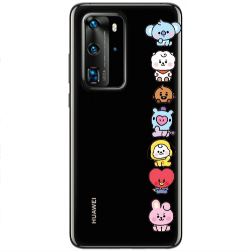 Huawei P40 Pro Lovely animals Transparent Silicone TPU Θήκη