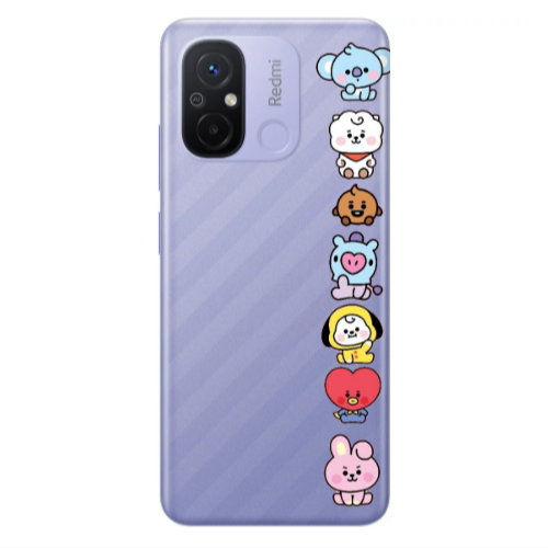 Xiaomi Redmi 12C Lovely animals Transparent Silicone TPU Θήκη