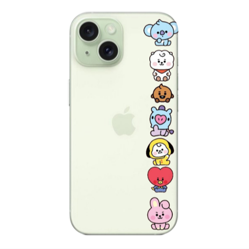 Apple iPhone 15 Plus Lovely animals Transparent Silicone TPU Θήκη