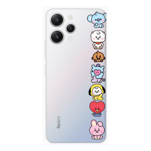 Xiaomi Redmi 12 Lovely animals Transparent Silicone TPU Θήκη