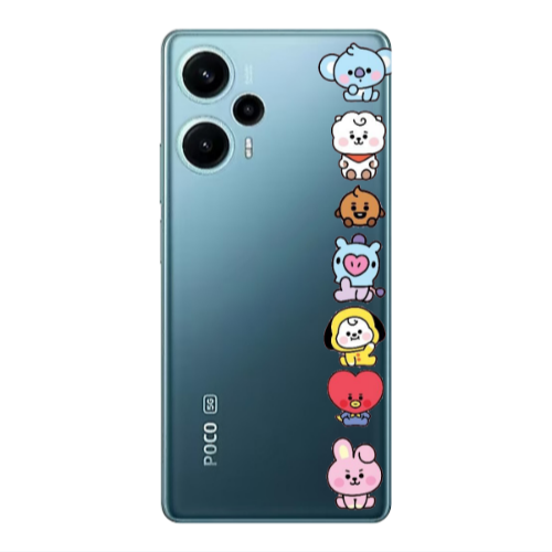 Xiaomi Poco F5 Lovely animals Transparent Silicone TPU Θήκη
