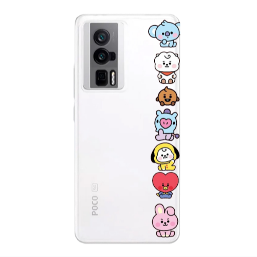 Xiaomi Poco F5 Pro Lovely animals Transparent Silicone TPU Θήκη