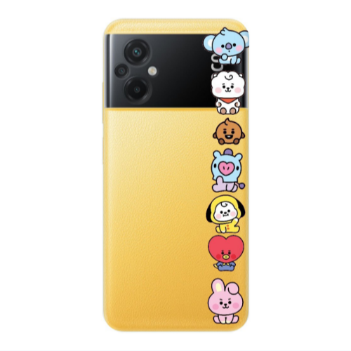 Xiaomi Poco M5 Lovely animals Transparent Silicone TPU Θήκη