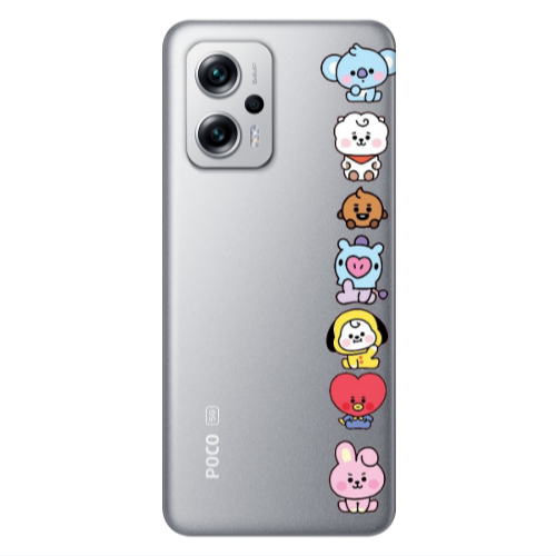 Xiaomi Poco X4 GT Lovely animals Transparent Silicone TPU Θήκη