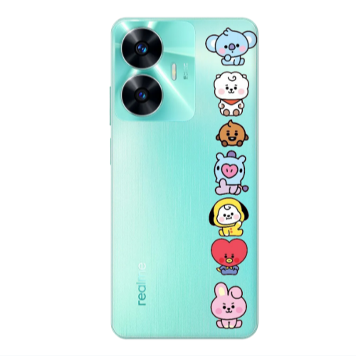 Realme C55 Lovely animals Transparent Silicone TPU Θήκη