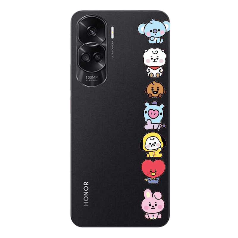 Honor 90 Lite 5G Lovely animals Transparent Silicone TPU Θήκη