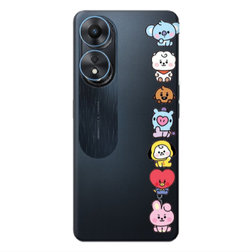 Oppo A 98 Lovely animals Transparent Silicone TPU Θήκη
